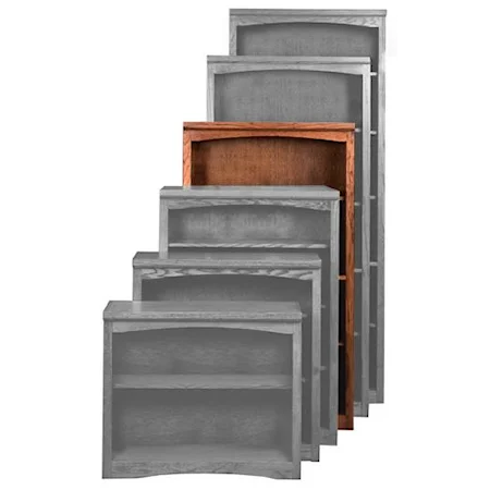 Deep 60-Inch Standard Bookcase